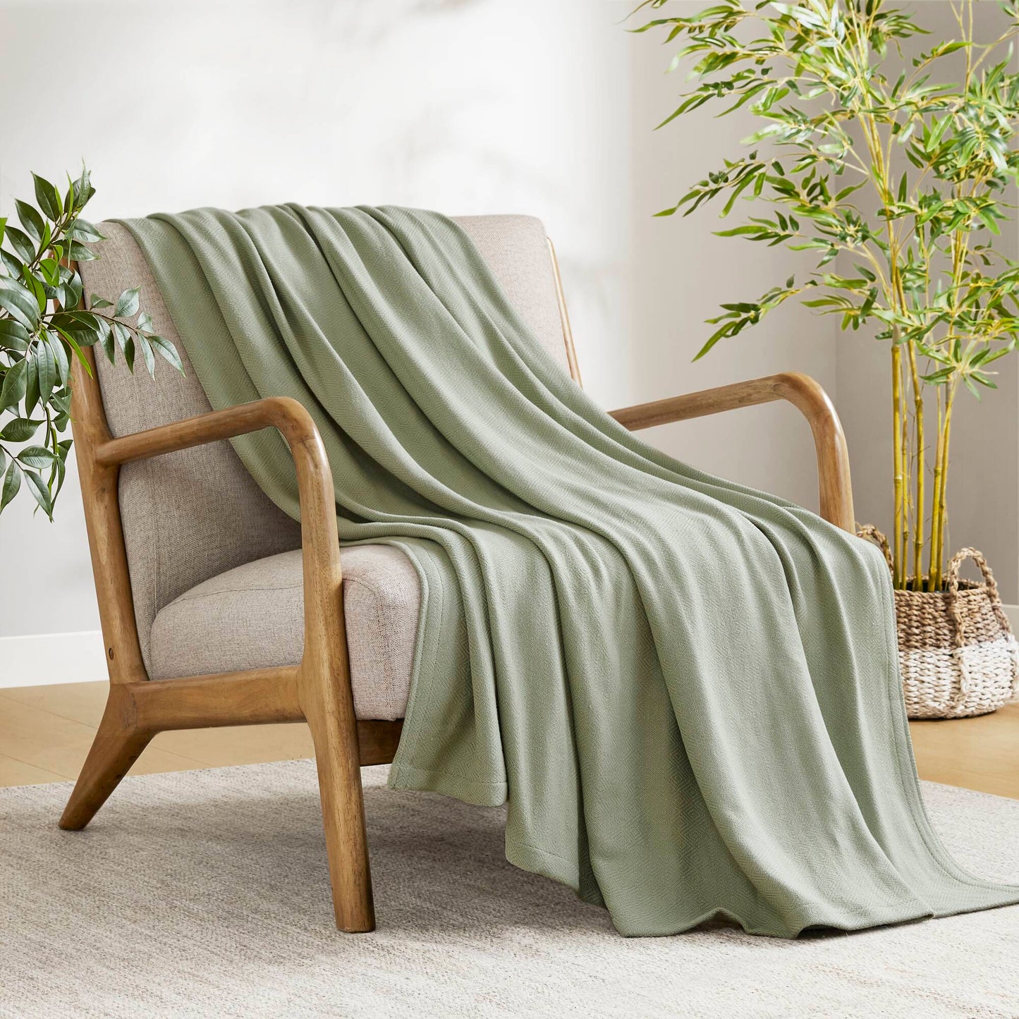 Bamboo Cooling Cotton Rayon from Bamboo Cotton Blanket