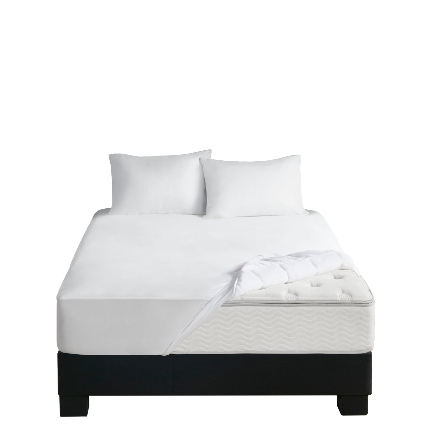2-in-1 Cool/Warm Reversible Waterproof and Stain Release Mattress Pad