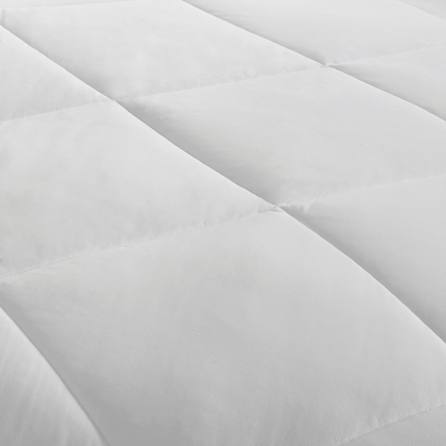 Microfiber with HeiQ Smart Temp Oversized Down Alt Comforter with HeiQ Smart Temp Treatment