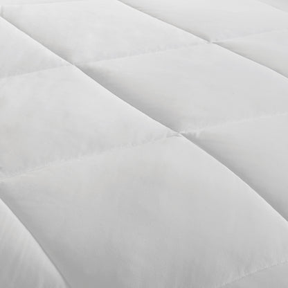 Microfiber with HeiQ Smart Temp Oversized Down Alt Comforter with HeiQ Smart Temp Treatment
