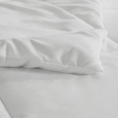 Microfiber with HeiQ Smart Temp Oversized Down Alt Comforter with HeiQ Smart Temp Treatment