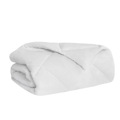 Microfiber with HeiQ Smart Temp Oversized Down Alt Comforter with HeiQ Smart Temp Treatment