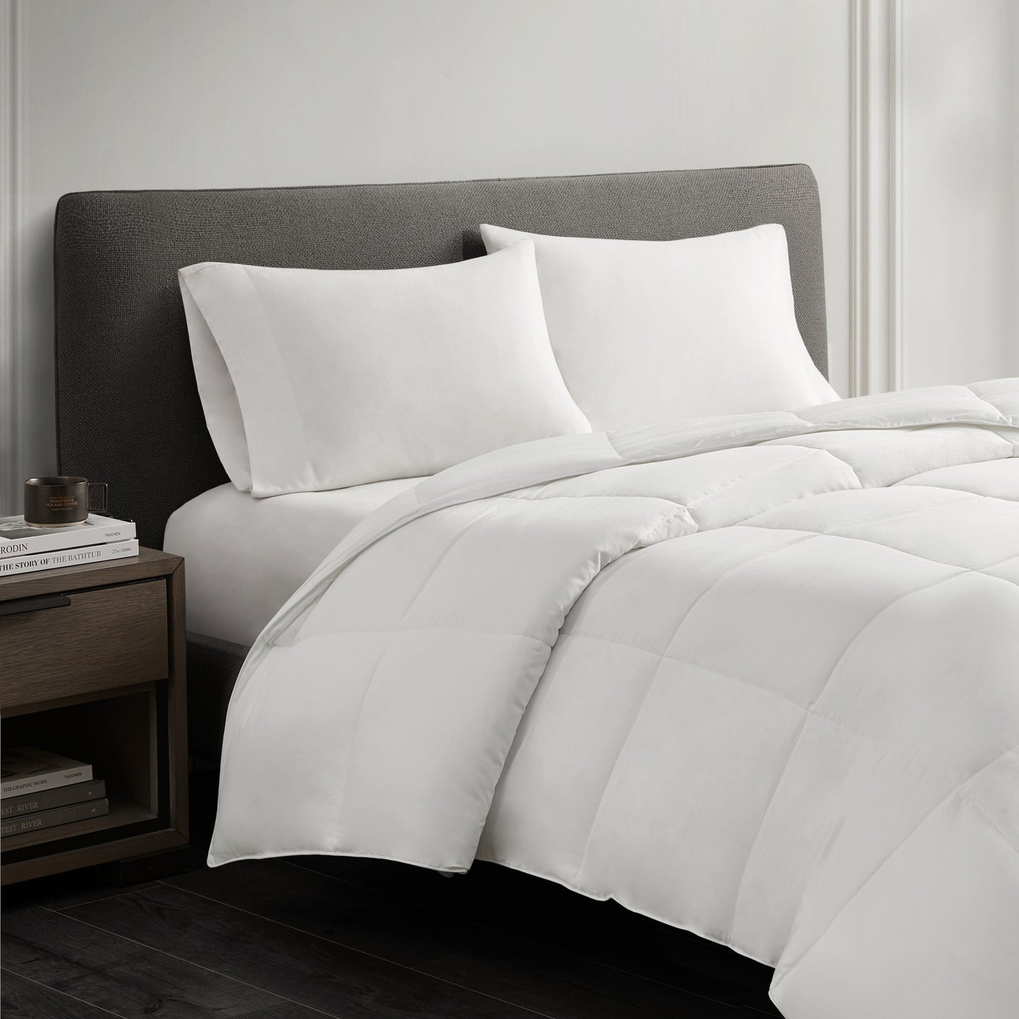 Year Round Warmth Cotton Down Alternative Featherless Comforter