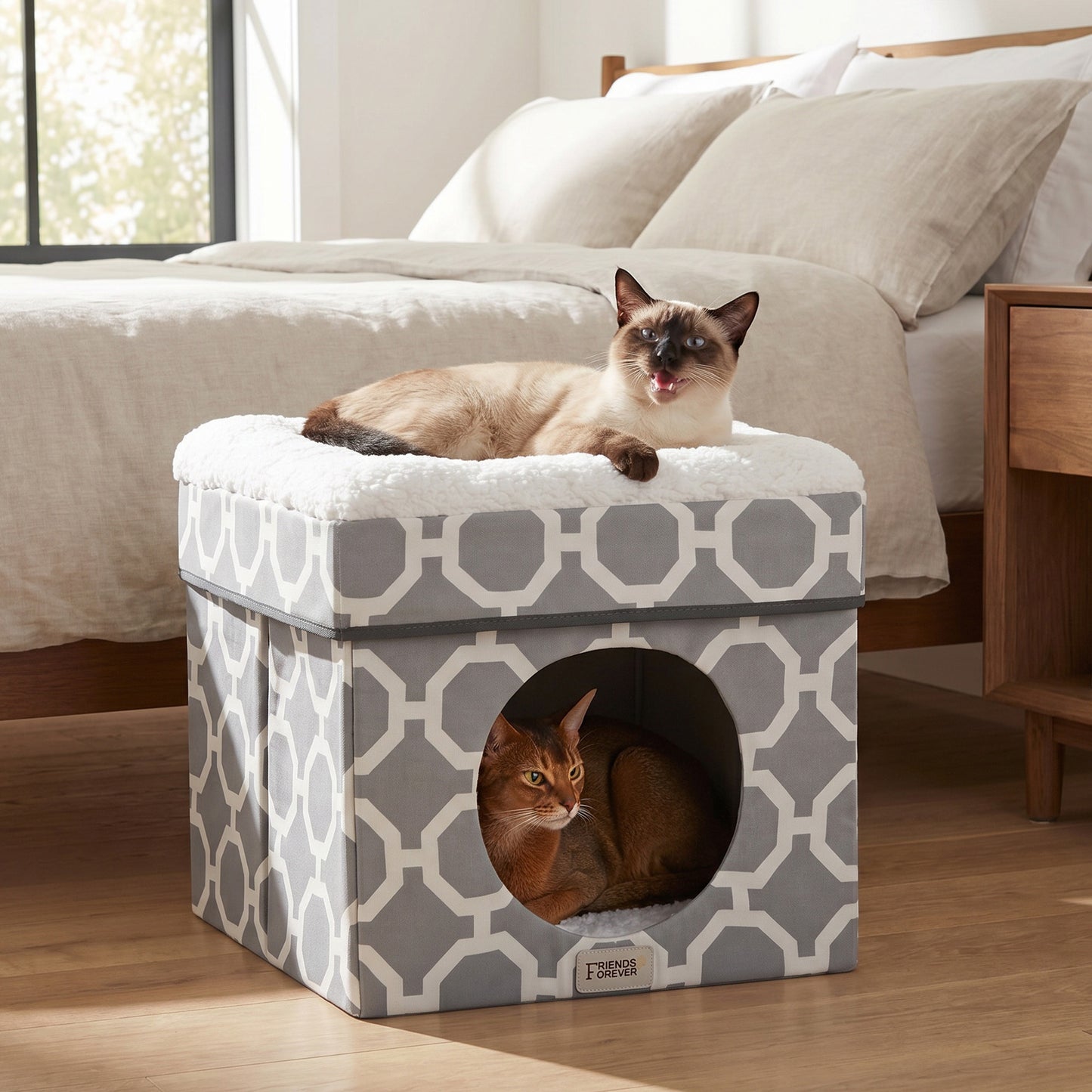 Taylor Cat Ottoman