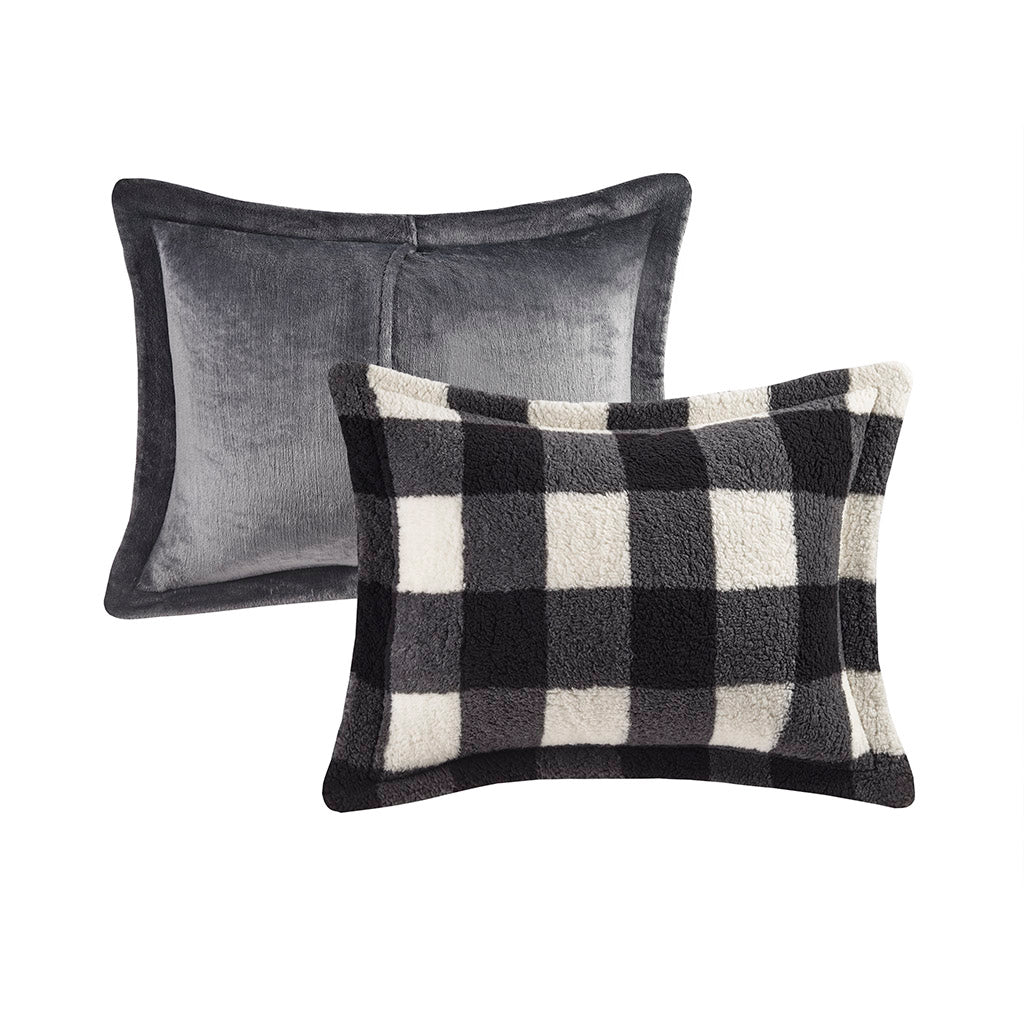 Brooks Print Sherpa Down Alternative Comforter Set