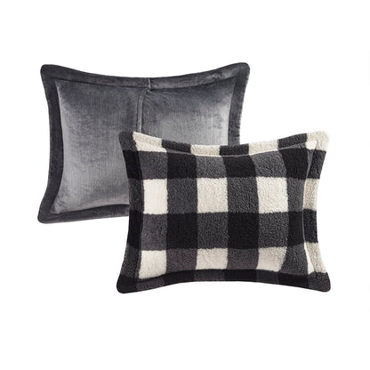 Brooks Print Sherpa Down Alternative Comforter Set