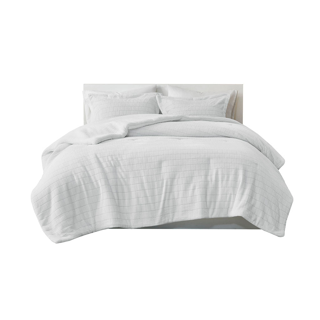 Laurie Plush to Sherpa Comforter Set