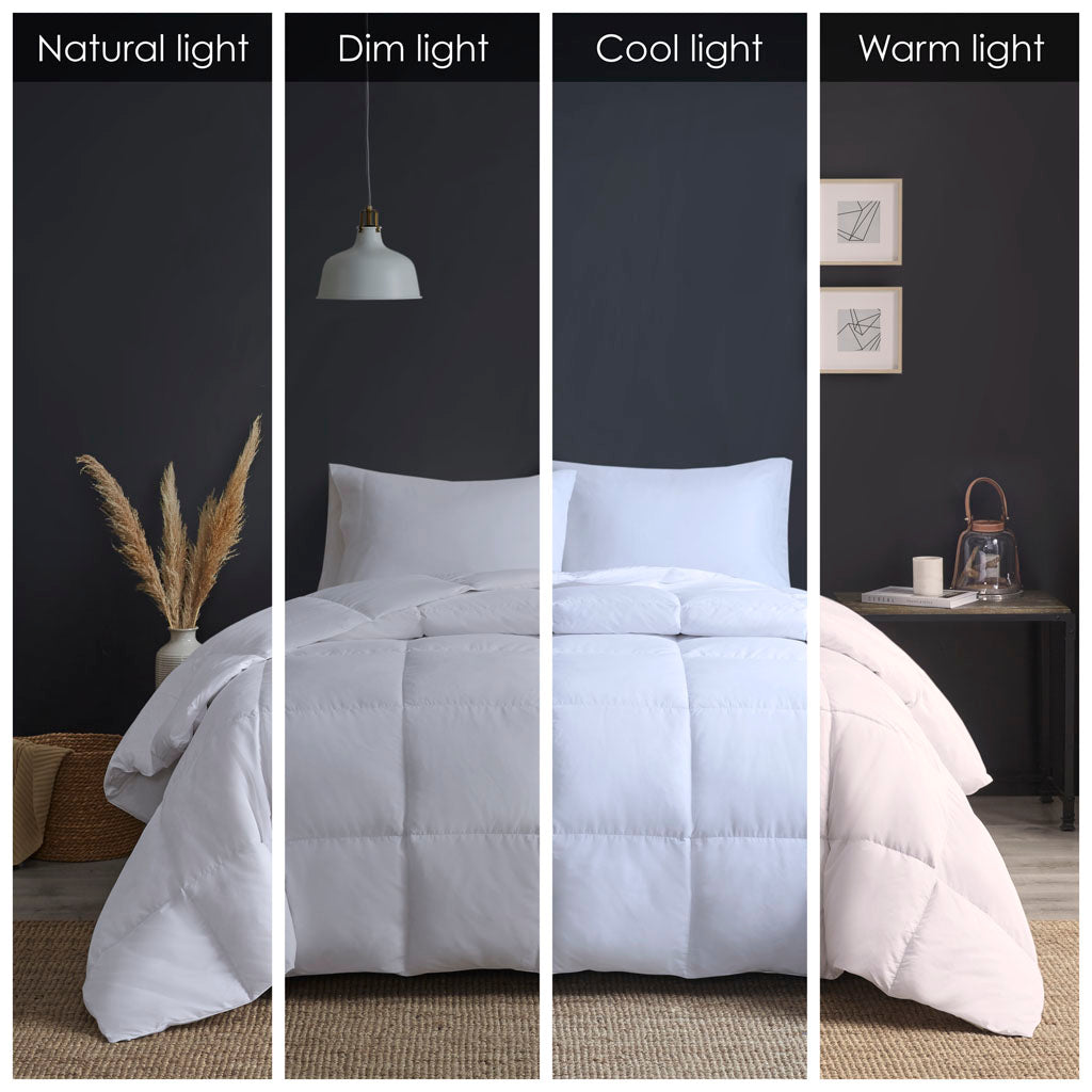 Heavy Warmth Goose Feather and Down Oversize Comforter