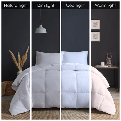 Heavy Warmth Goose Feather and Down Oversize Comforter