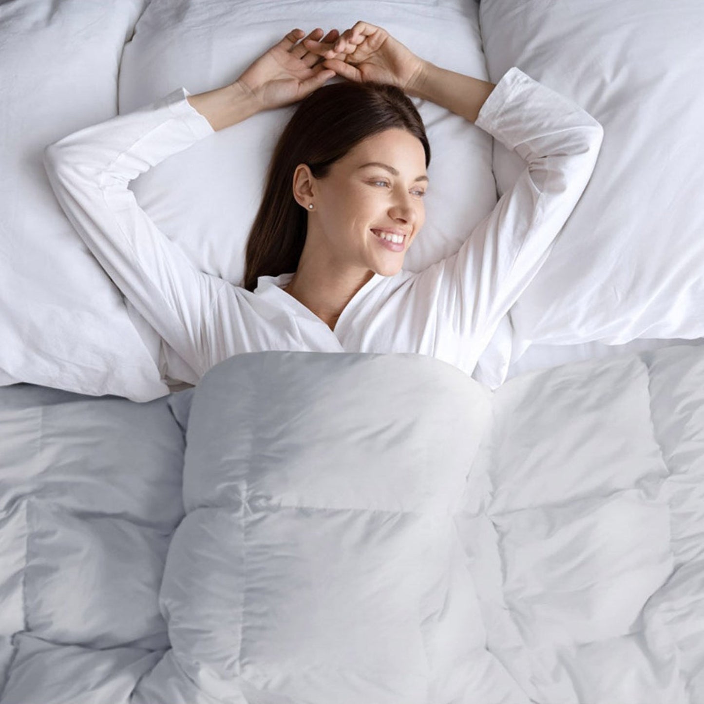 Heavy Warmth Goose Feather and Down Oversize Comforter