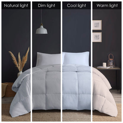 Heavy Warmth Goose Feather and Down Oversize Comforter