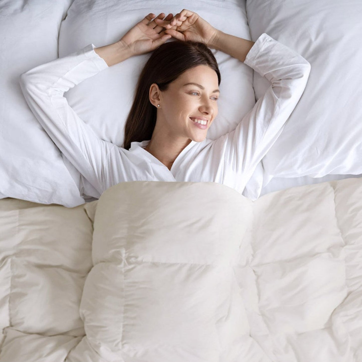 Heavy Warmth Goose Feather and Down Oversize Comforter