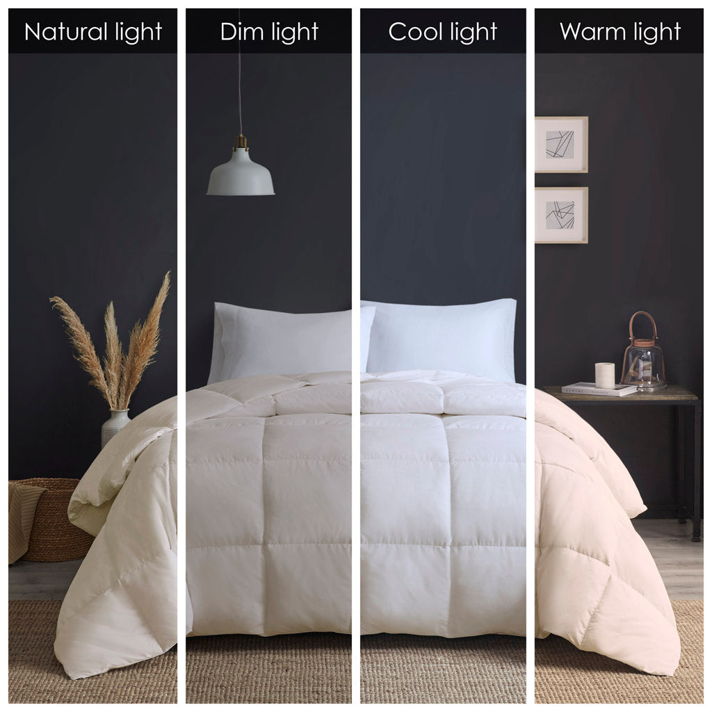 Heavy Warmth Goose Feather and Down Oversize Comforter