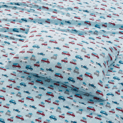 Cozy Cotton Flannel 100% Cotton Flannel Printed Sheet Set