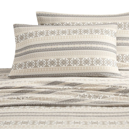 Cozy Cotton Flannel 100% Cotton Flannel Printed Sheet Set