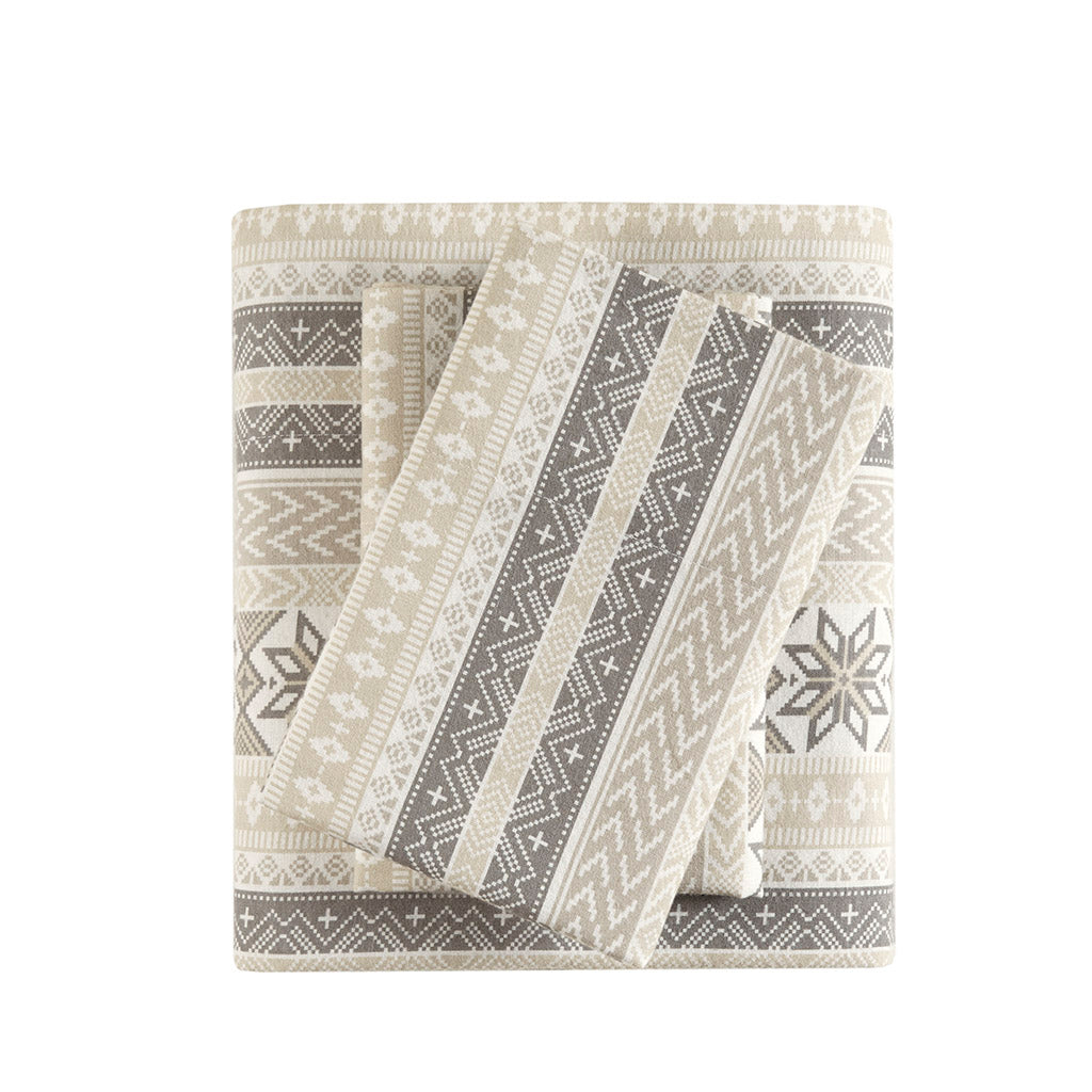 Cozy Cotton Flannel 100% Cotton Flannel Printed Sheet Set