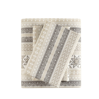 Cozy Cotton Flannel 100% Cotton Flannel Printed Sheet Set