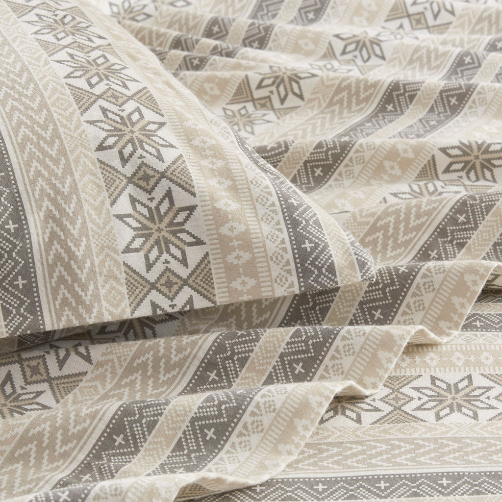 Cozy Cotton Flannel 100% Cotton Flannel Printed Sheet Set