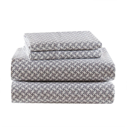 Cozy Cotton Flannel 100% Cotton Flannel Printed Sheet Set