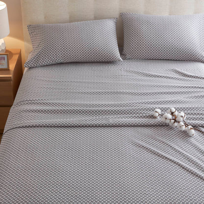 Cozy Cotton Flannel 100% Cotton Flannel Printed Sheet Set