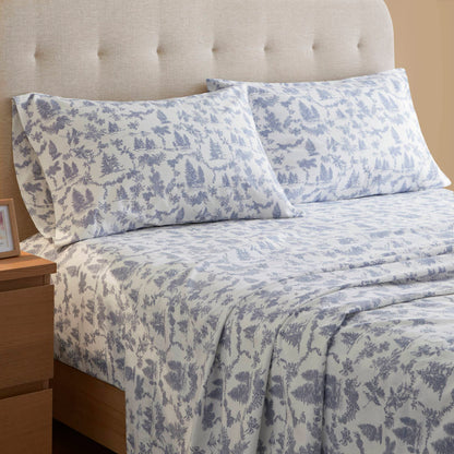 Cozy Cotton Flannel 100% Cotton Flannel Printed Sheet Set