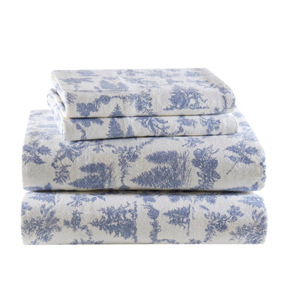 Cozy Cotton Flannel 100% Cotton Flannel Printed Sheet Set