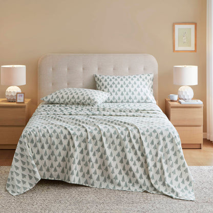 Cozy Cotton Flannel 100% Cotton Flannel Printed Sheet Set