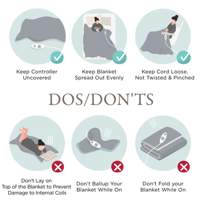 Marbled Sherpa Heated Throw