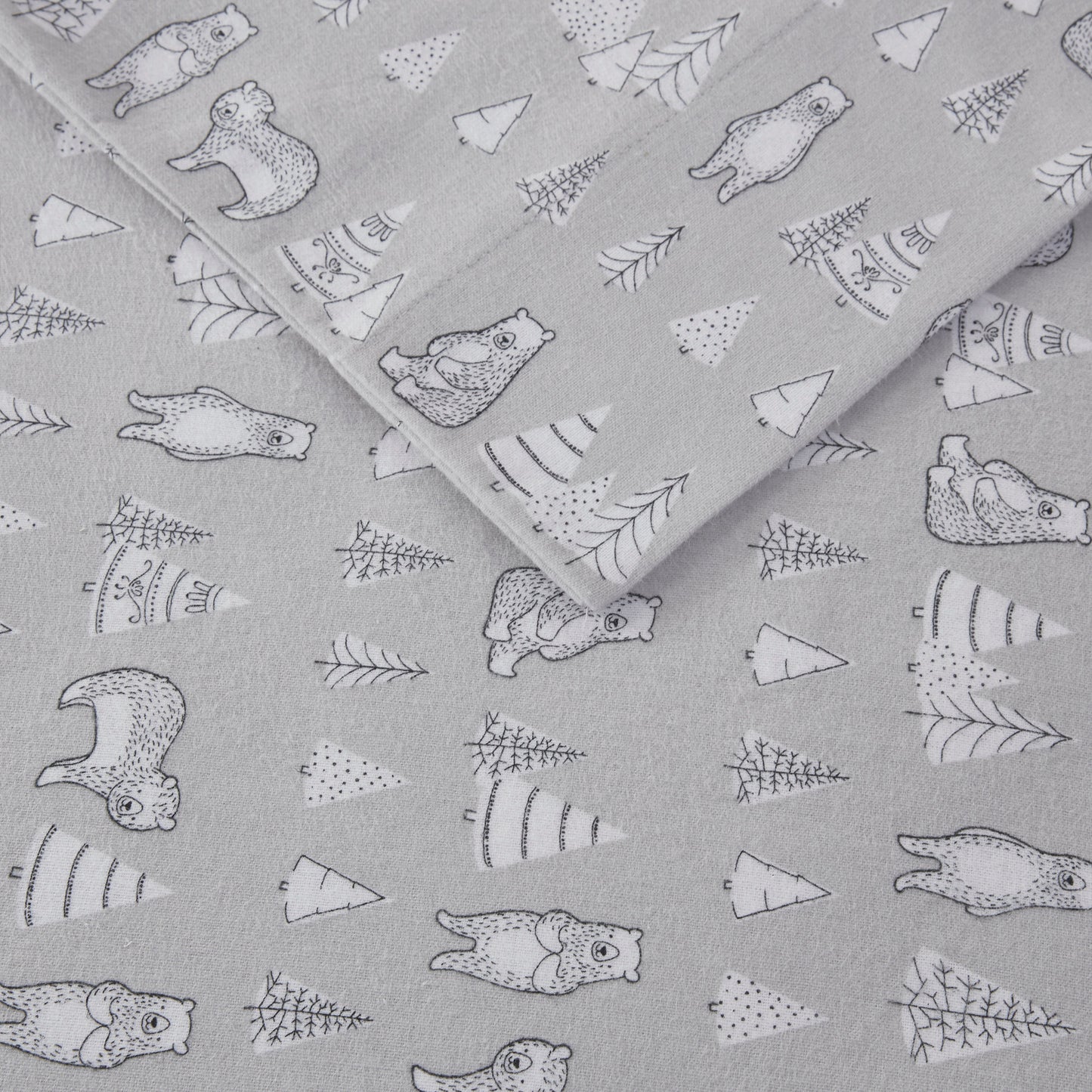 Cozy Cotton Flannel Printed Sheet Set