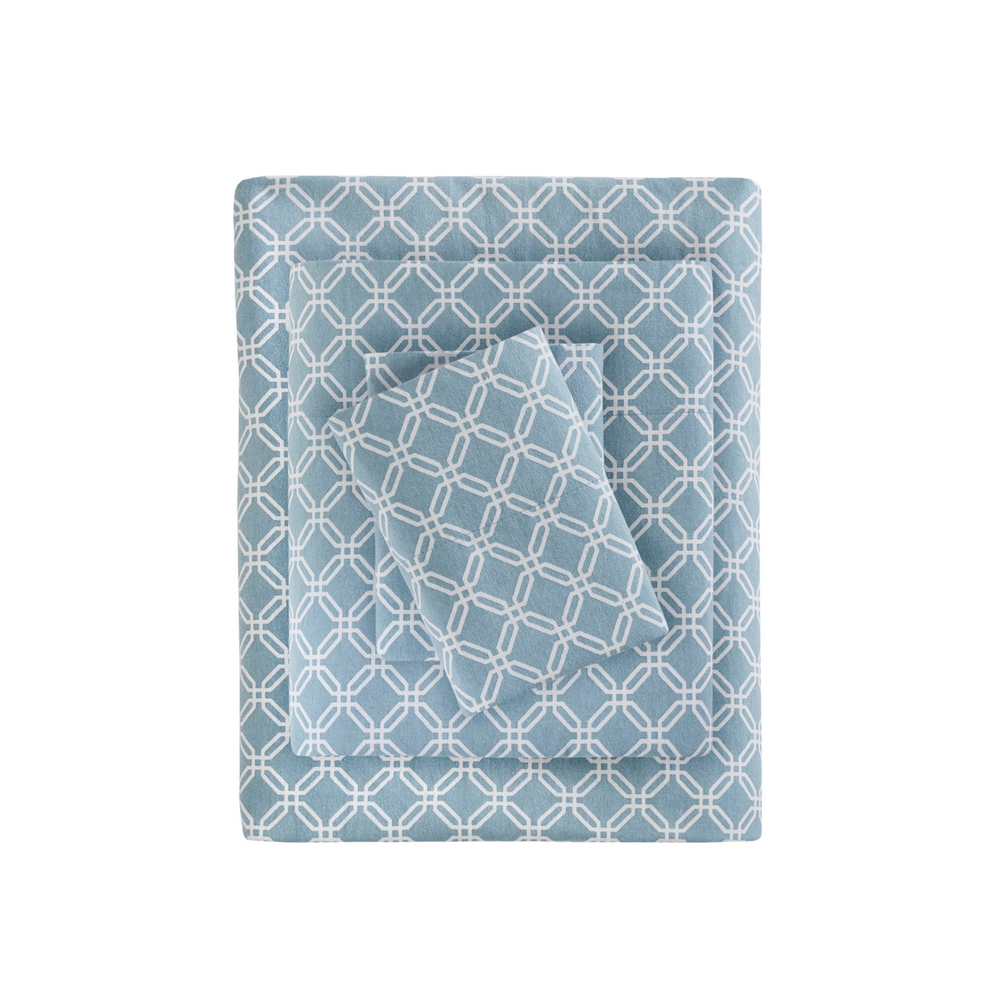 Cozy Cotton Flannel Printed Sheet Set