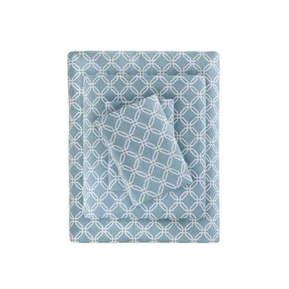 Cozy Cotton Flannel Printed Sheet Set