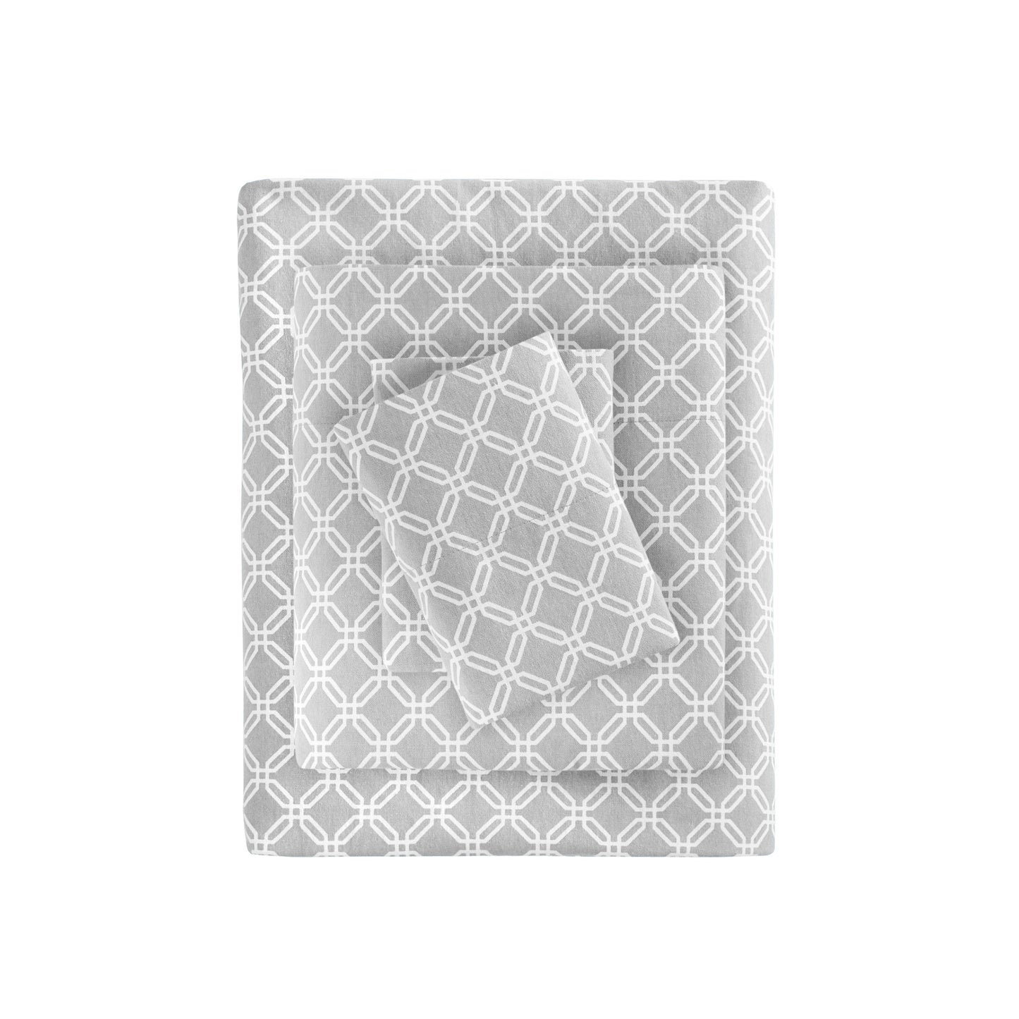 Cozy Cotton Flannel Printed Sheet Set
