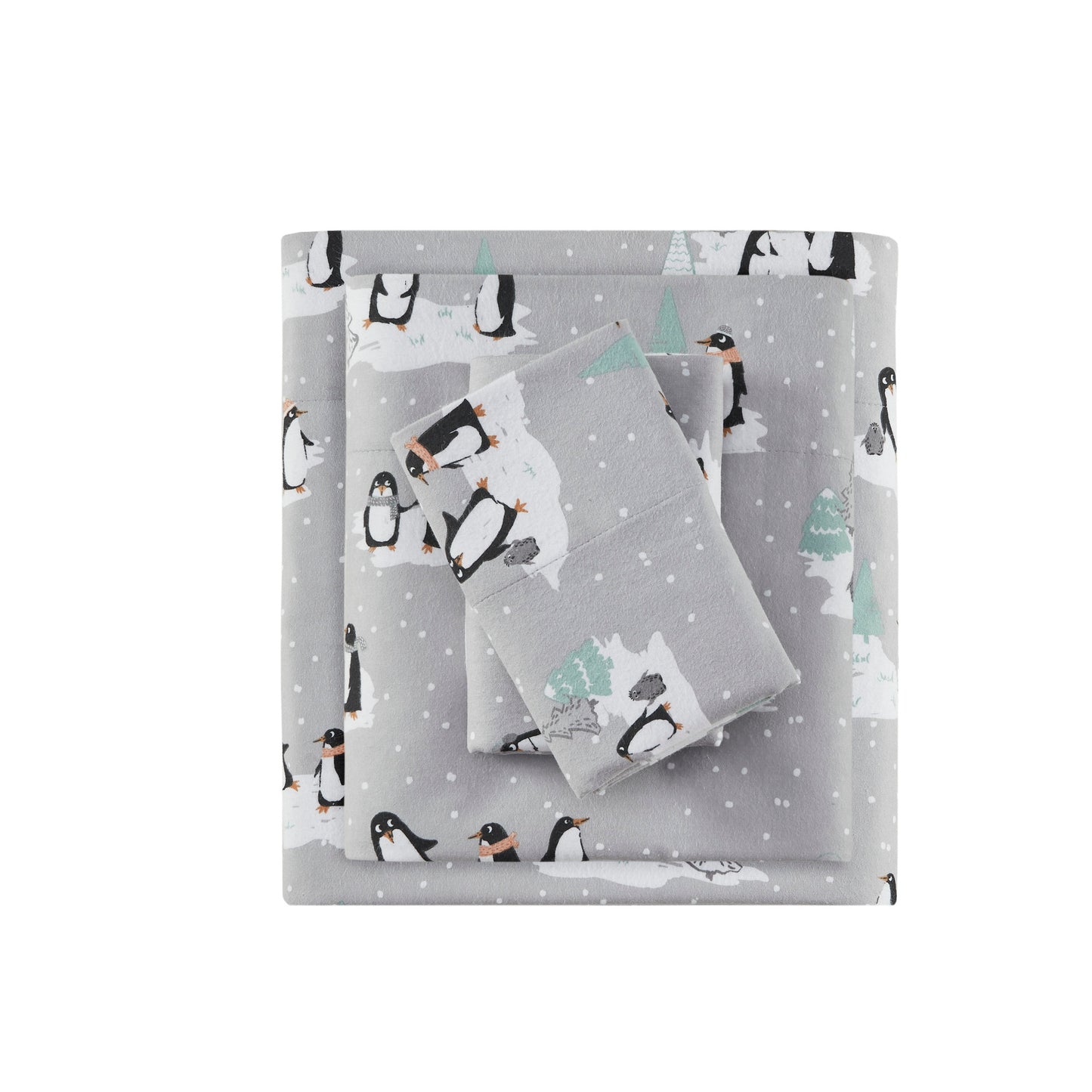 Cozy Cotton Flannel Printed Sheet Set