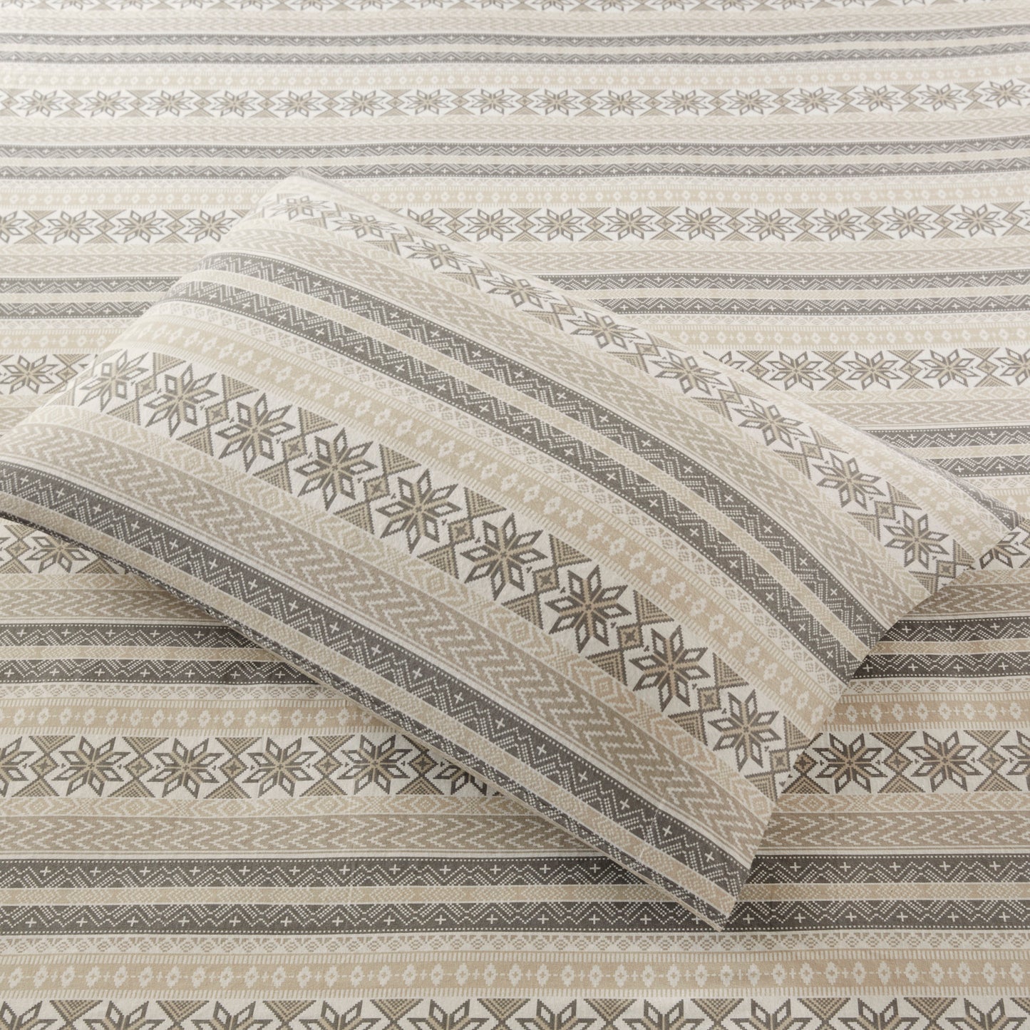 Cozy Cotton Flannel Printed Sheet Set