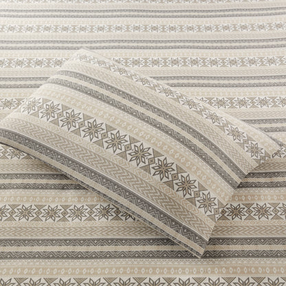 Cozy Cotton Flannel Printed Sheet Set