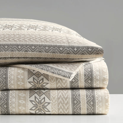 Cozy Cotton Flannel Printed Sheet Set