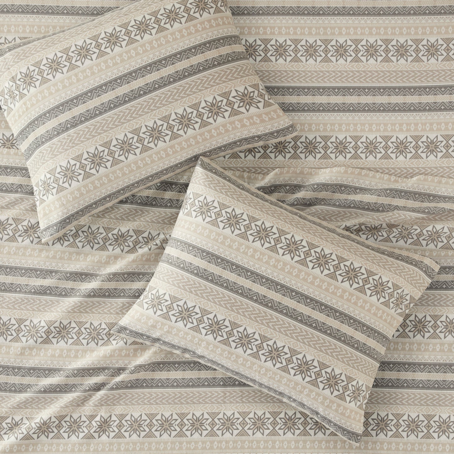 Cozy Cotton Flannel Printed Sheet Set