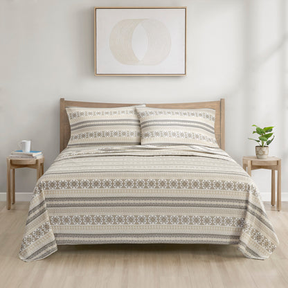 Cozy Cotton Flannel Printed Sheet Set