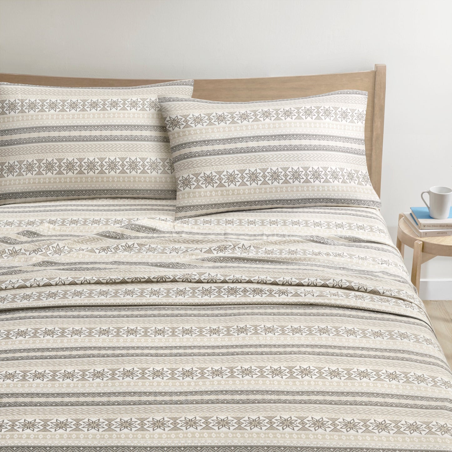 Cozy Cotton Flannel Printed Sheet Set