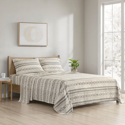 Cozy Cotton Flannel Printed Sheet Set