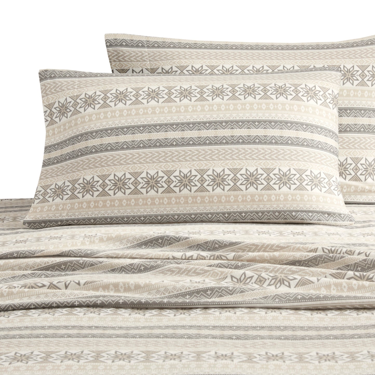 Cozy Cotton Flannel Printed Sheet Set