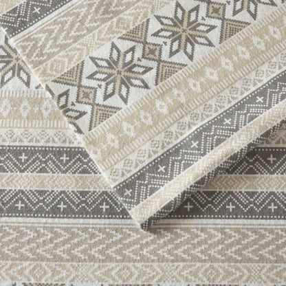 Cozy Cotton Flannel Printed Sheet Set