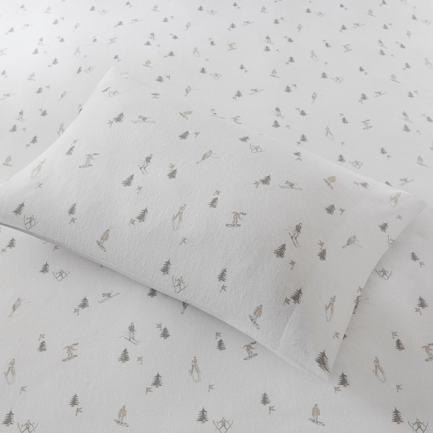 Cozy Cotton Flannel Printed Sheet Set