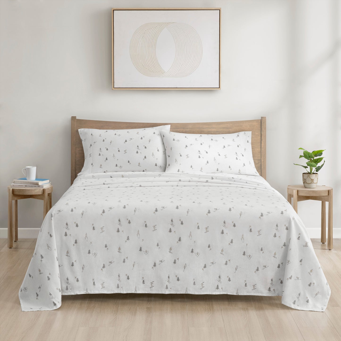 Cozy Cotton Flannel Printed Sheet Set