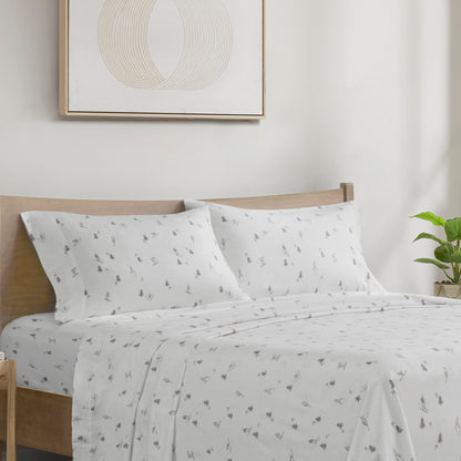 Cozy Cotton Flannel Printed Sheet Set