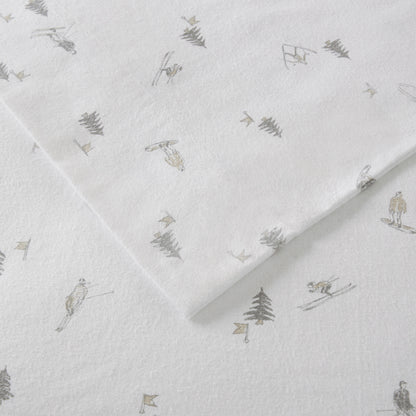 Cozy Cotton Flannel Printed Sheet Set
