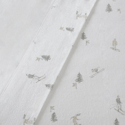Cozy Cotton Flannel Printed Sheet Set