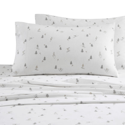 Cozy Cotton Flannel Printed Sheet Set