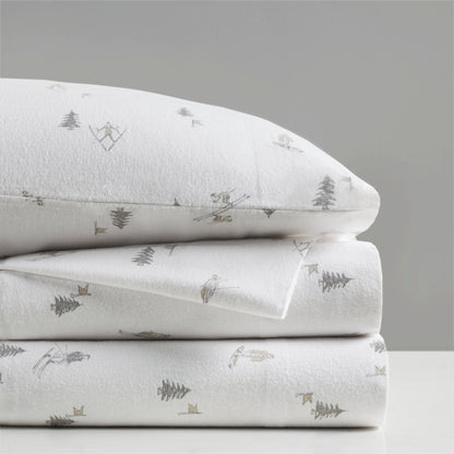 Cozy Cotton Flannel Printed Sheet Set