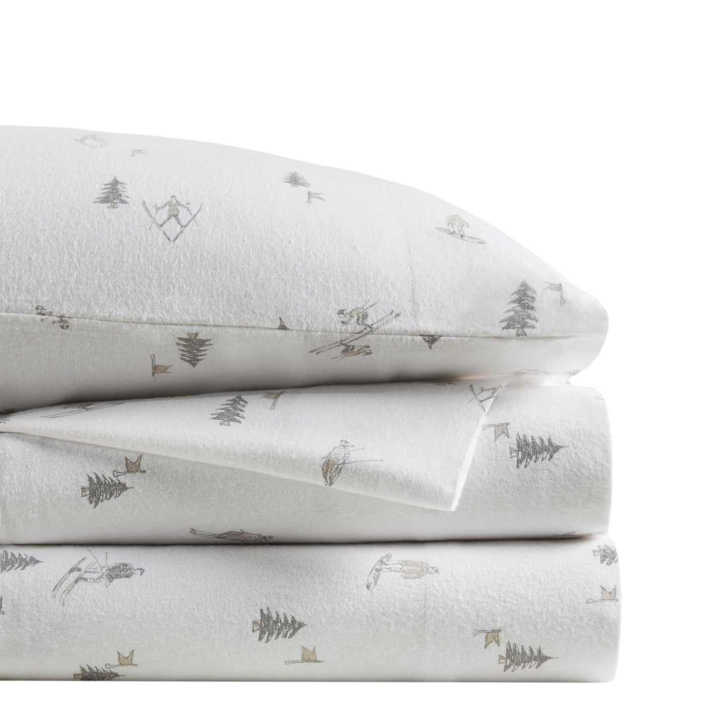 Cozy Cotton Flannel Printed Sheet Set